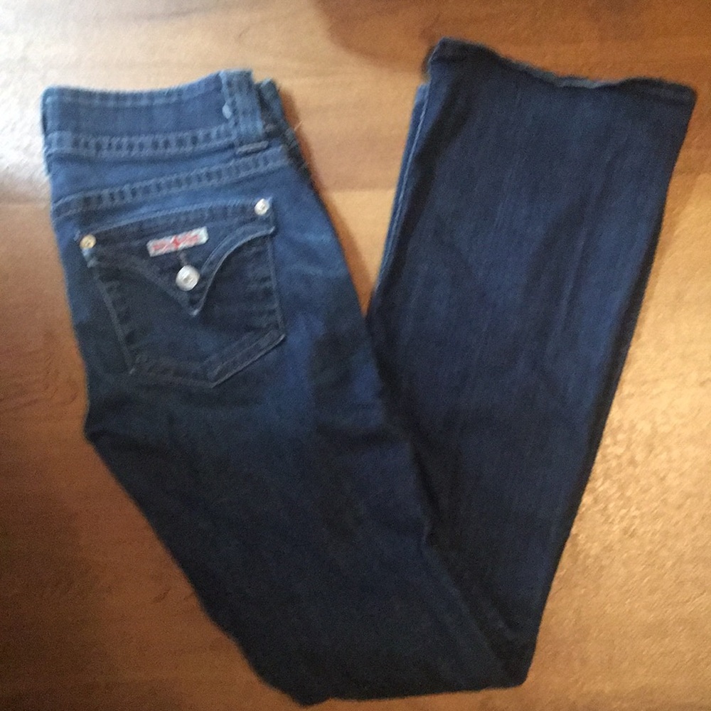 Hudson Dark Wash Flared Jeans